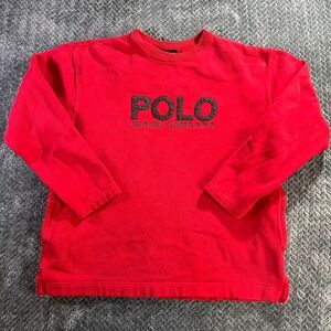 Polo‎ Jeans Company Full Spell Crewneck  Embroidered Logo Size P S